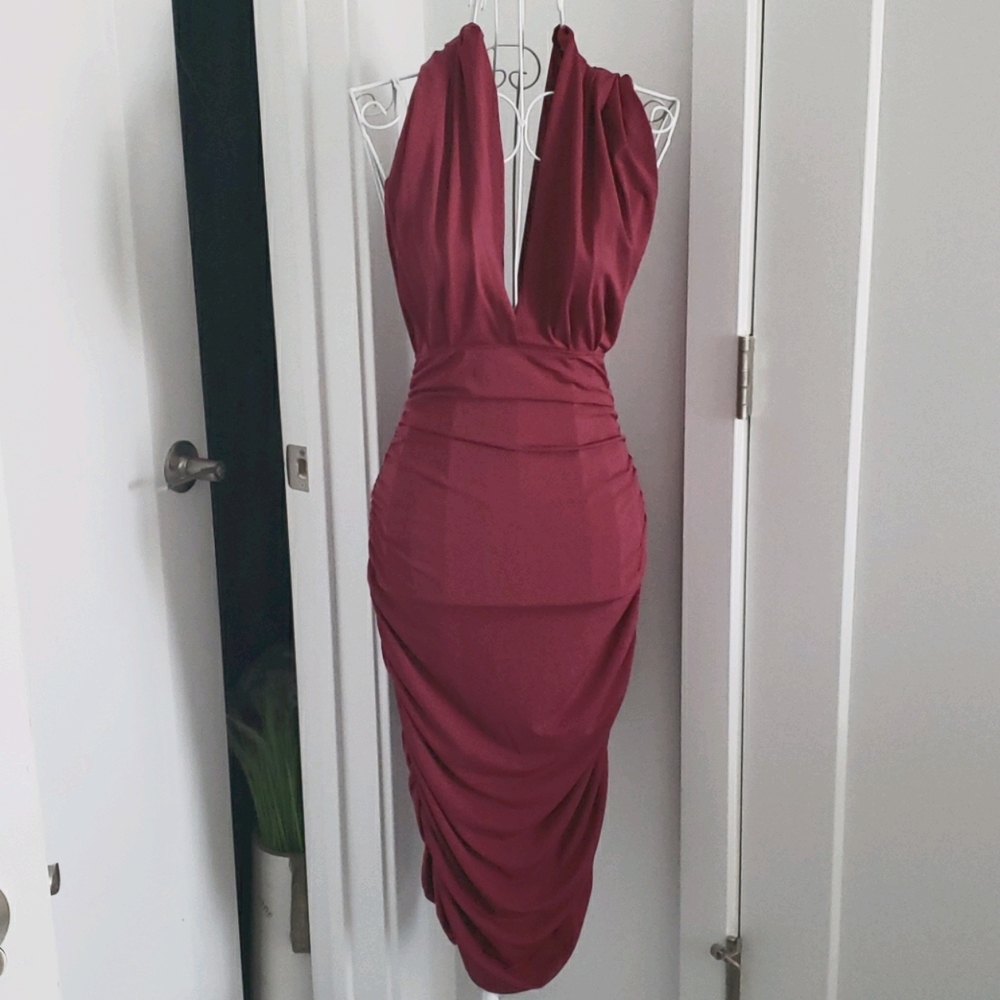 Multiway Convertible Shift Infinity Wrap Dress Bodycon midi sexy cocktail party